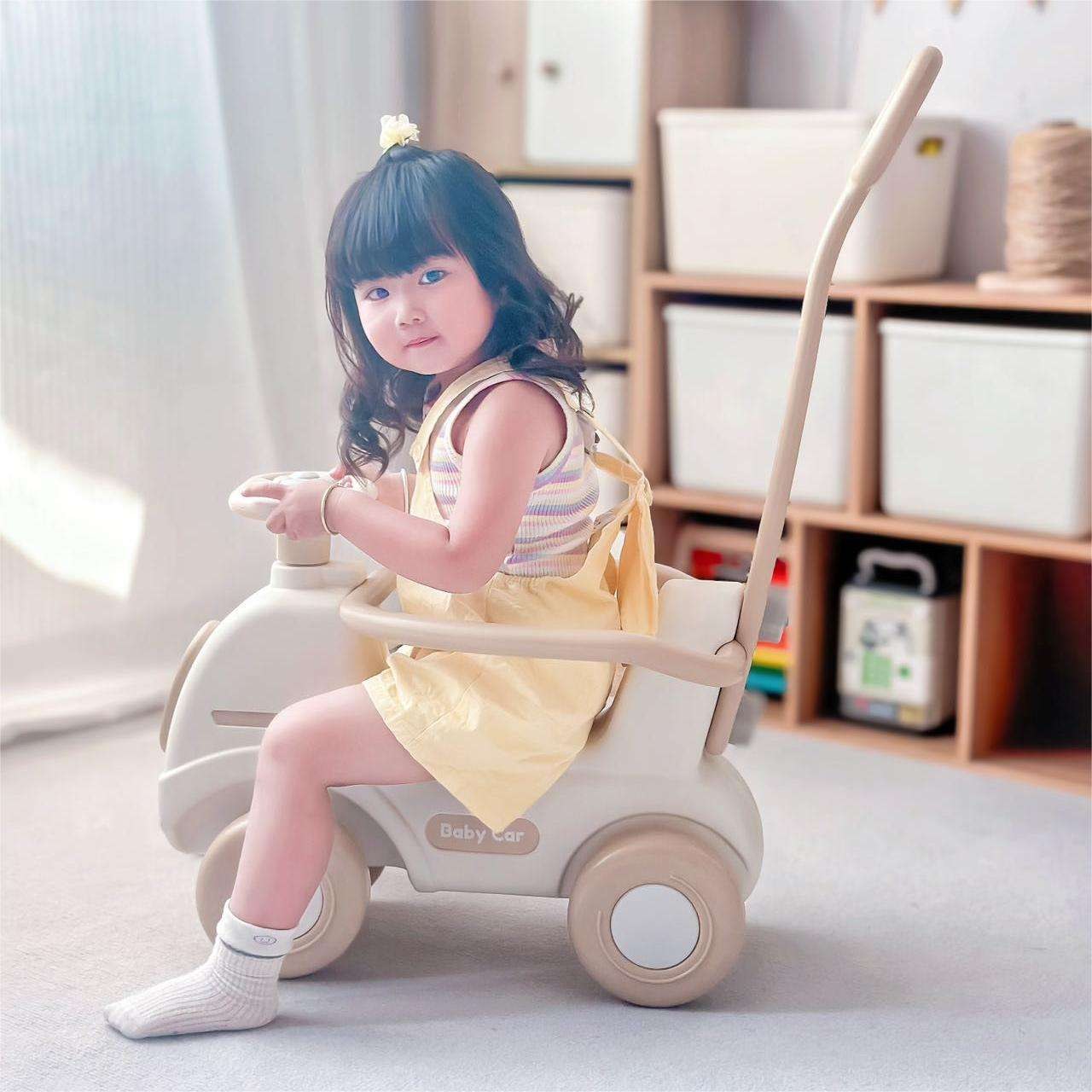 Kids Ride on Horse Rocking Horse for Toddlers - Cute Ride-On Toy Horse with Stable Base, Baby Rocking Horse for Indoor Outdoor Play 8 kids ride on horse detail
