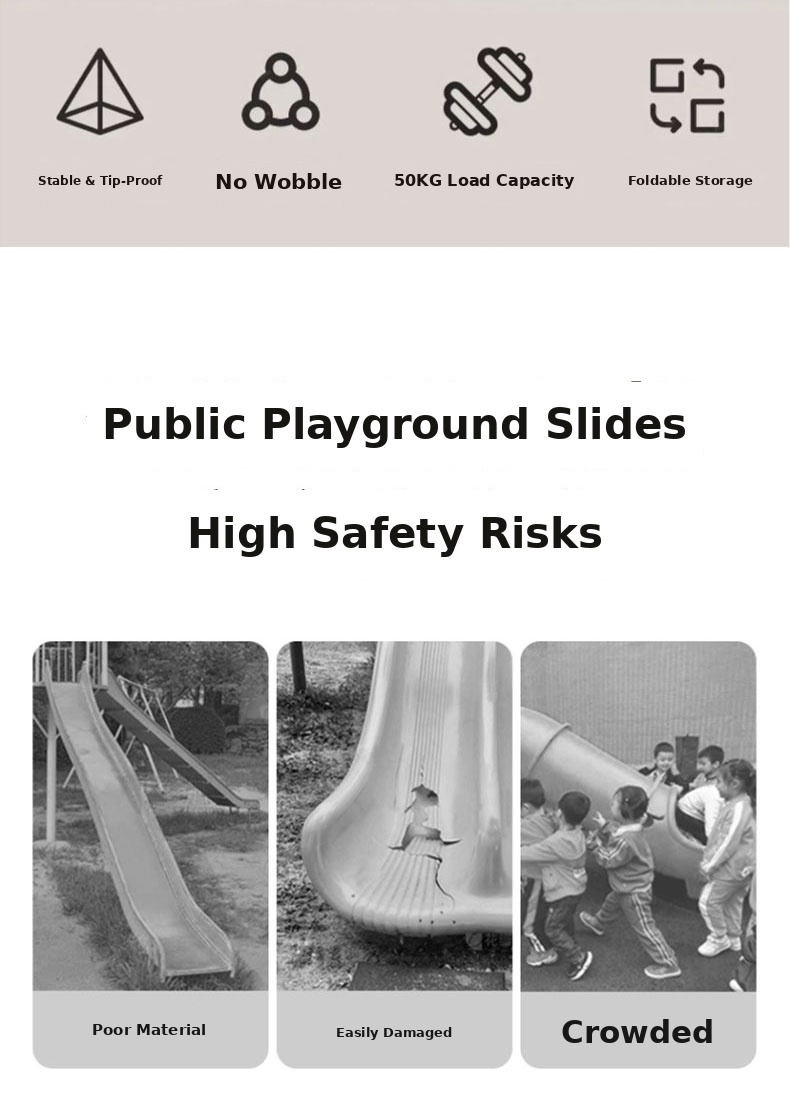 Folding Shark Kids Slide for Toddlers Indoor Baby Slide with 109cm Slide, Kids Playground Equipment for Home Kindergarten 9 shark slide detail