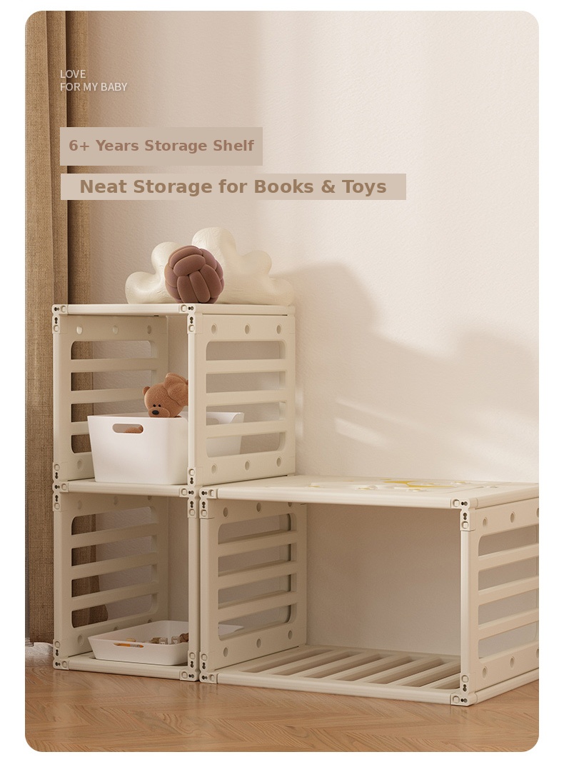 Moon Star Kids Playpen & Playground, 0-6 Years Multi-Functional Baby Play Yard - Care Station, Playhouse, DIY Table & Storage 12 Moon star playpen detail