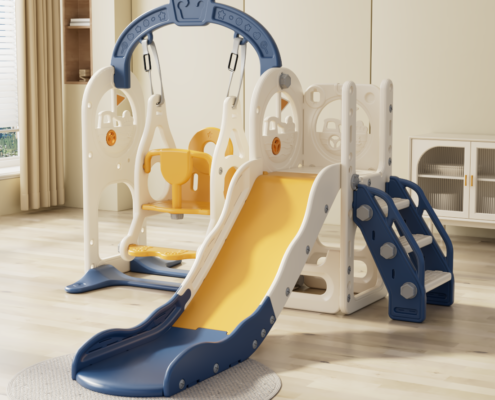New Arrival: 3-in-1 Ship Design Kids Slide with Slide Combo for Home and Kindergarten 1 Ship slide with slide combo kids playground