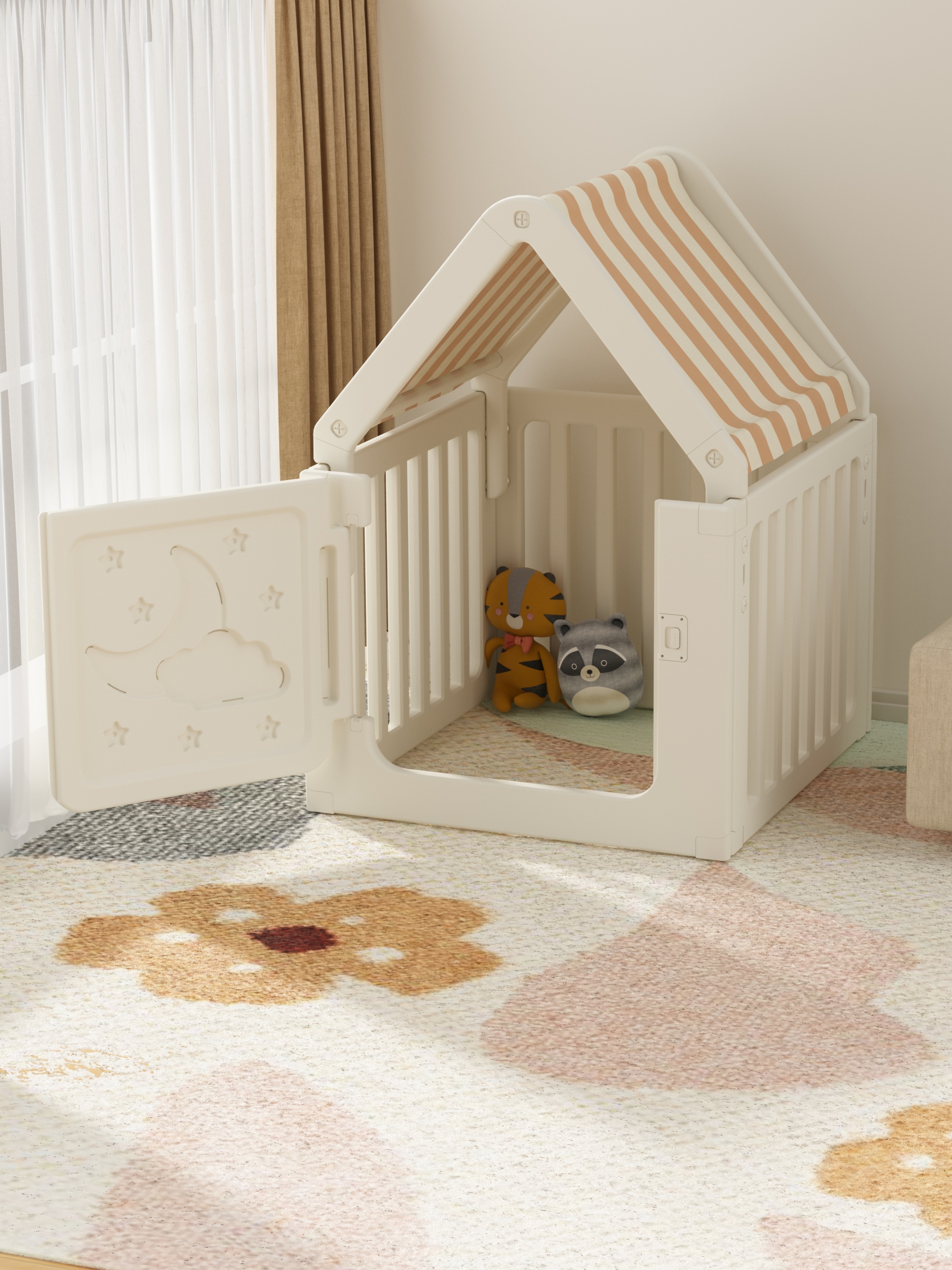 main_01 Moon star kids playpen playhouse