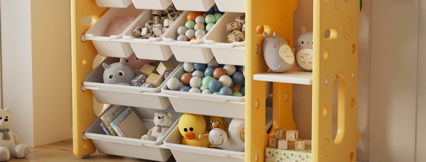 Cute Alpaca Shelf Storage Bookshelf for Kids - Cute Animal Toy Bookshelf with Anti-Fall Storage Box, Kids Furniture for Bedroom Nursery 1 Alpaca shelf storage bookshelf for kids