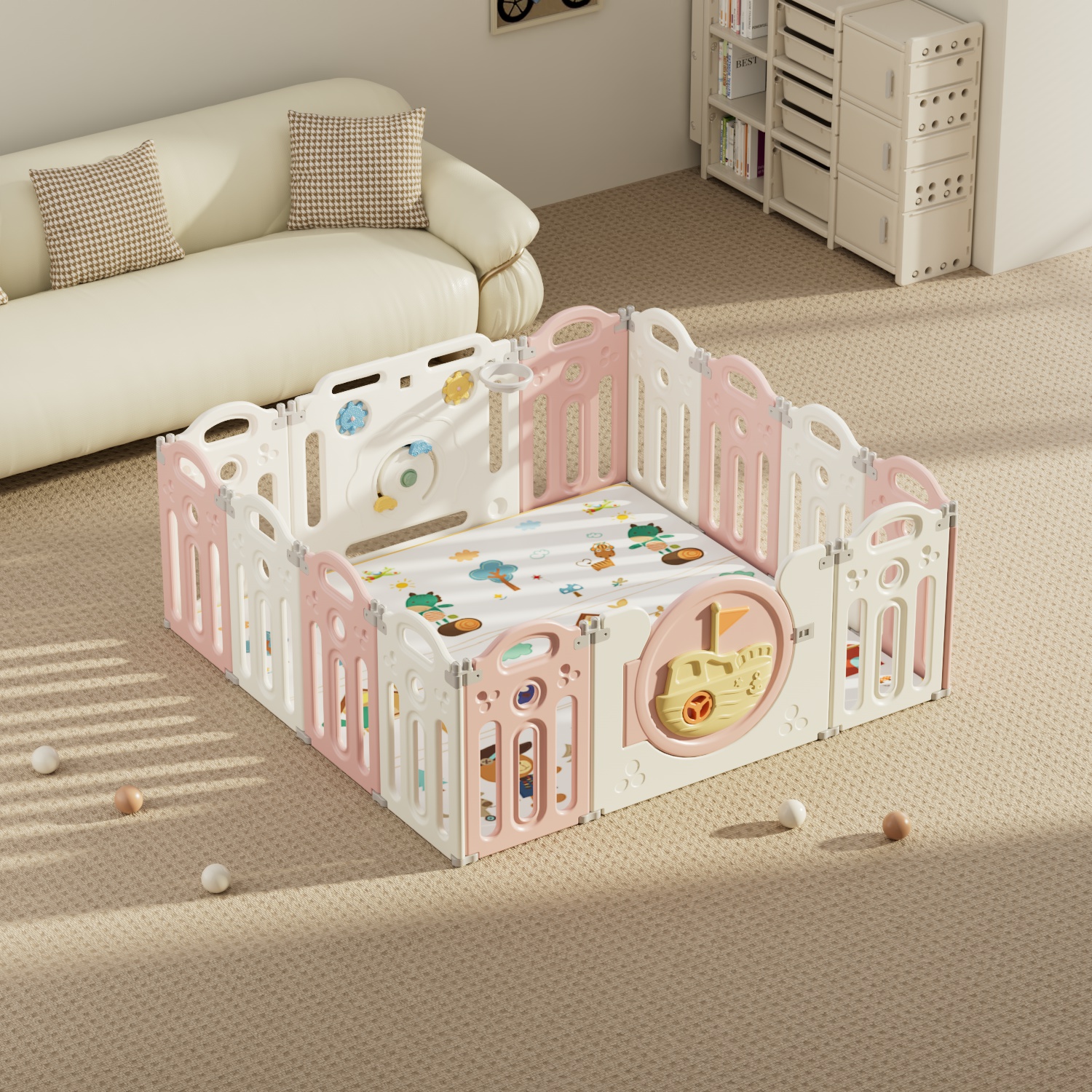 main_02 Pirate ship foldable playpen