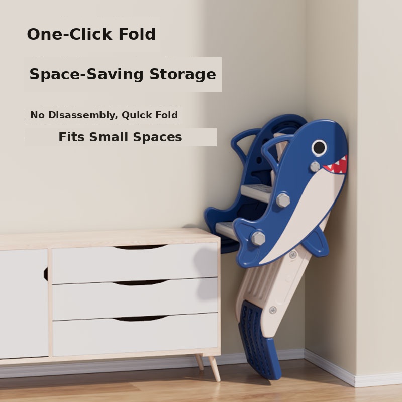 main_02 Shark foldable kids slide