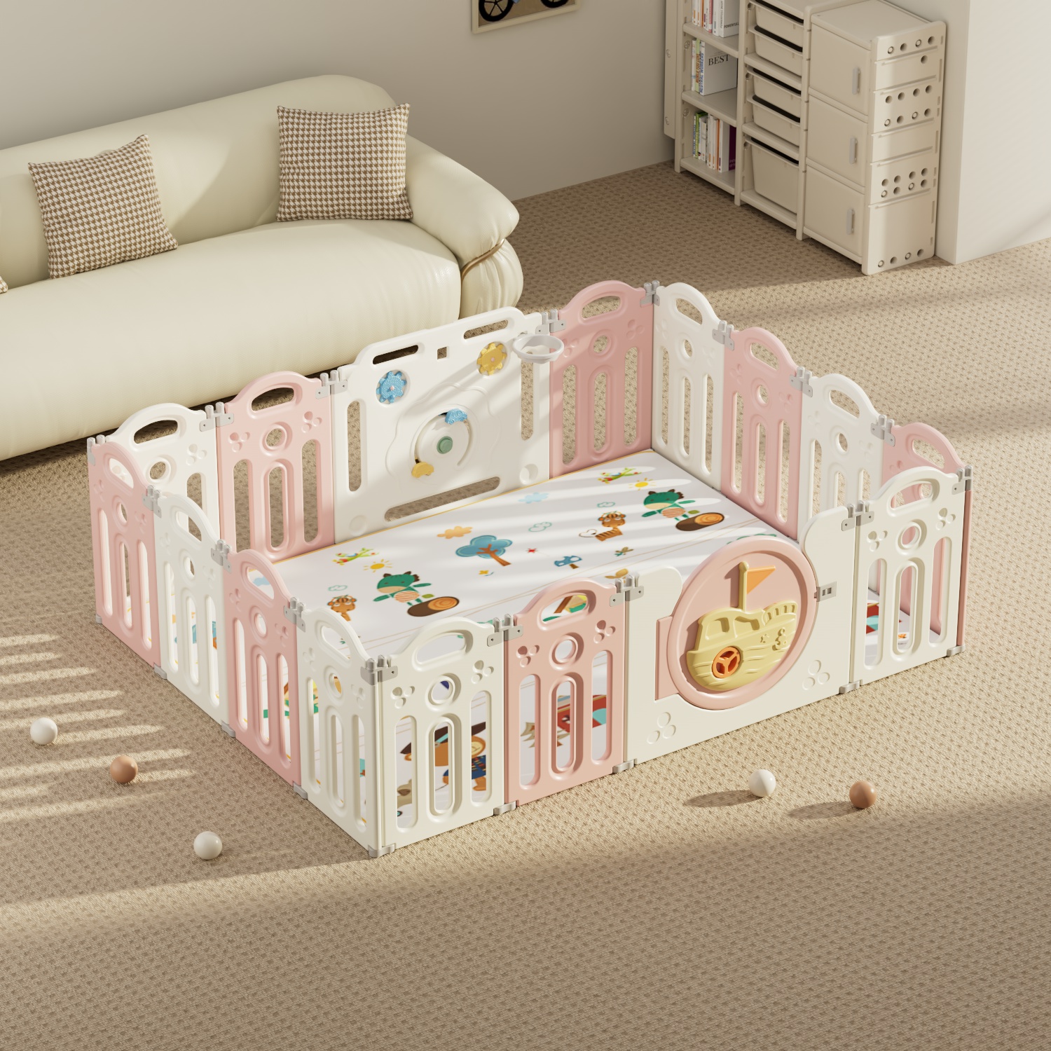 main_03 Pirate ship foldable playpen