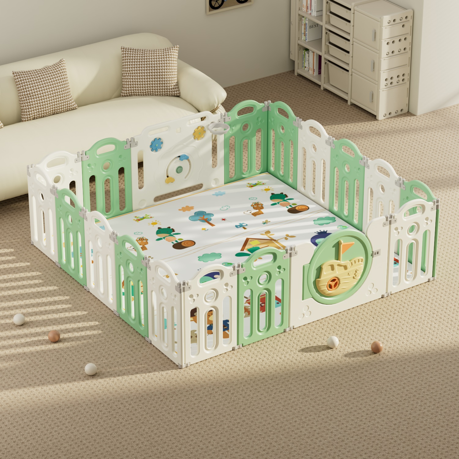 main_04 Pirate ship foldable playpen