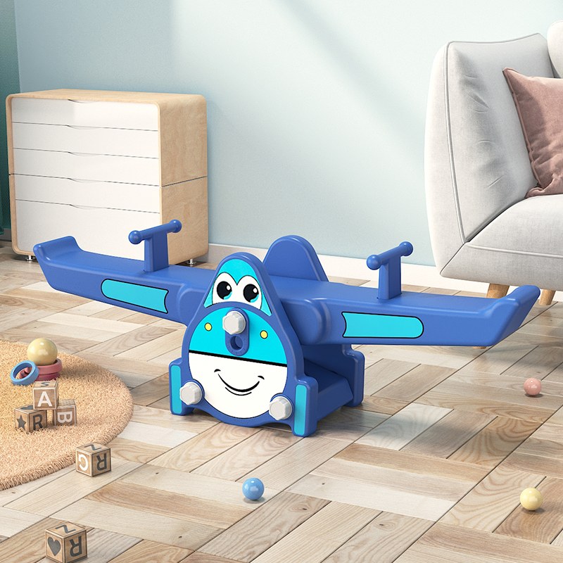 children rocking seesaw detail