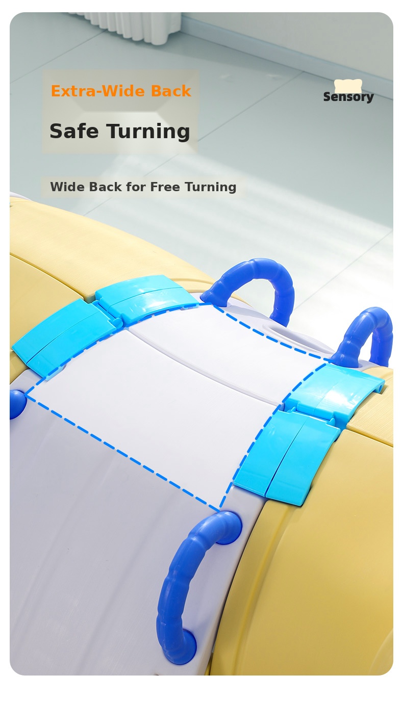 Animal design kids crawl tunnel with slide detail 7