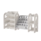 Kids bookshelf and storage rack combination