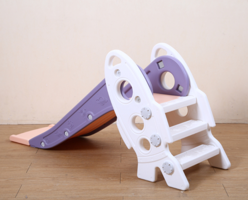 Rocket design kids slide for toddlers indoor baby slide
