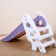 Rocket Design Kids Slide for Toddlers, Indoor Baby Slide with 3-Step Climbing Stairs 12 Rocket design kids slide for toddlers indoor baby slide