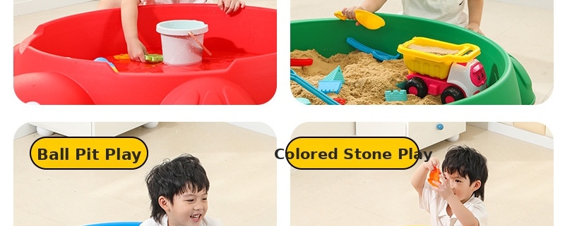 Turtle sand and water play pool for kids