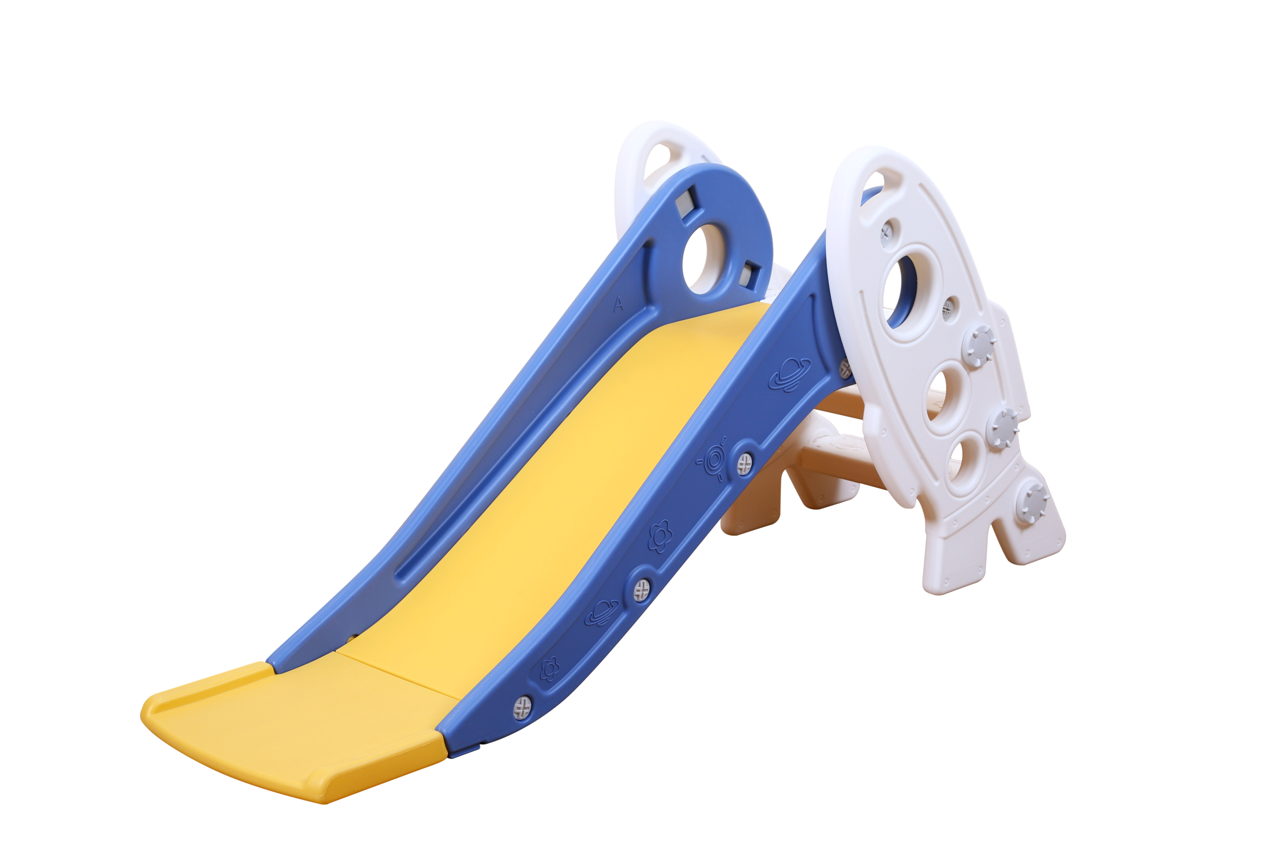 Rocket design kids slide for toddlers indoor baby slide