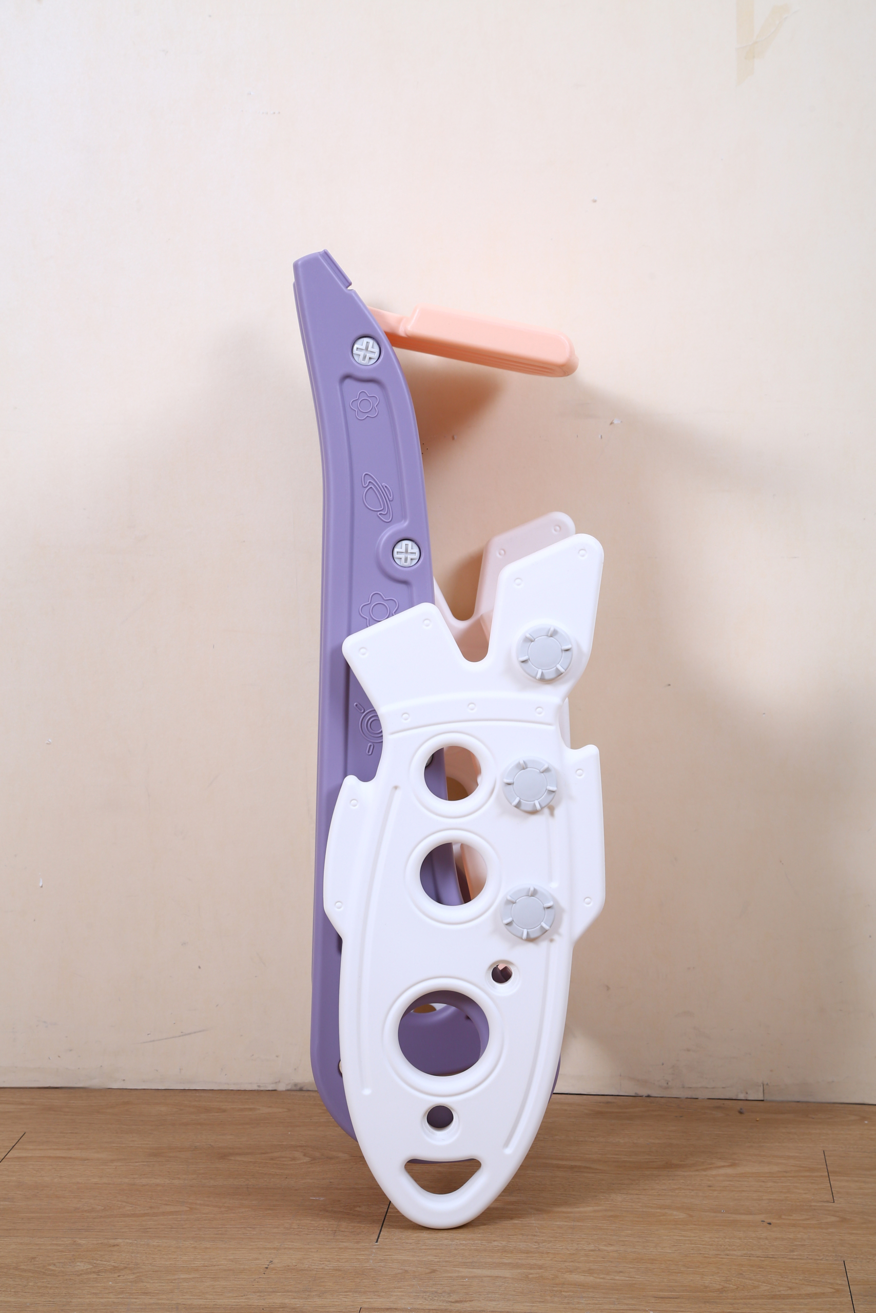 Rocket design kids slide for toddlers indoor baby slide