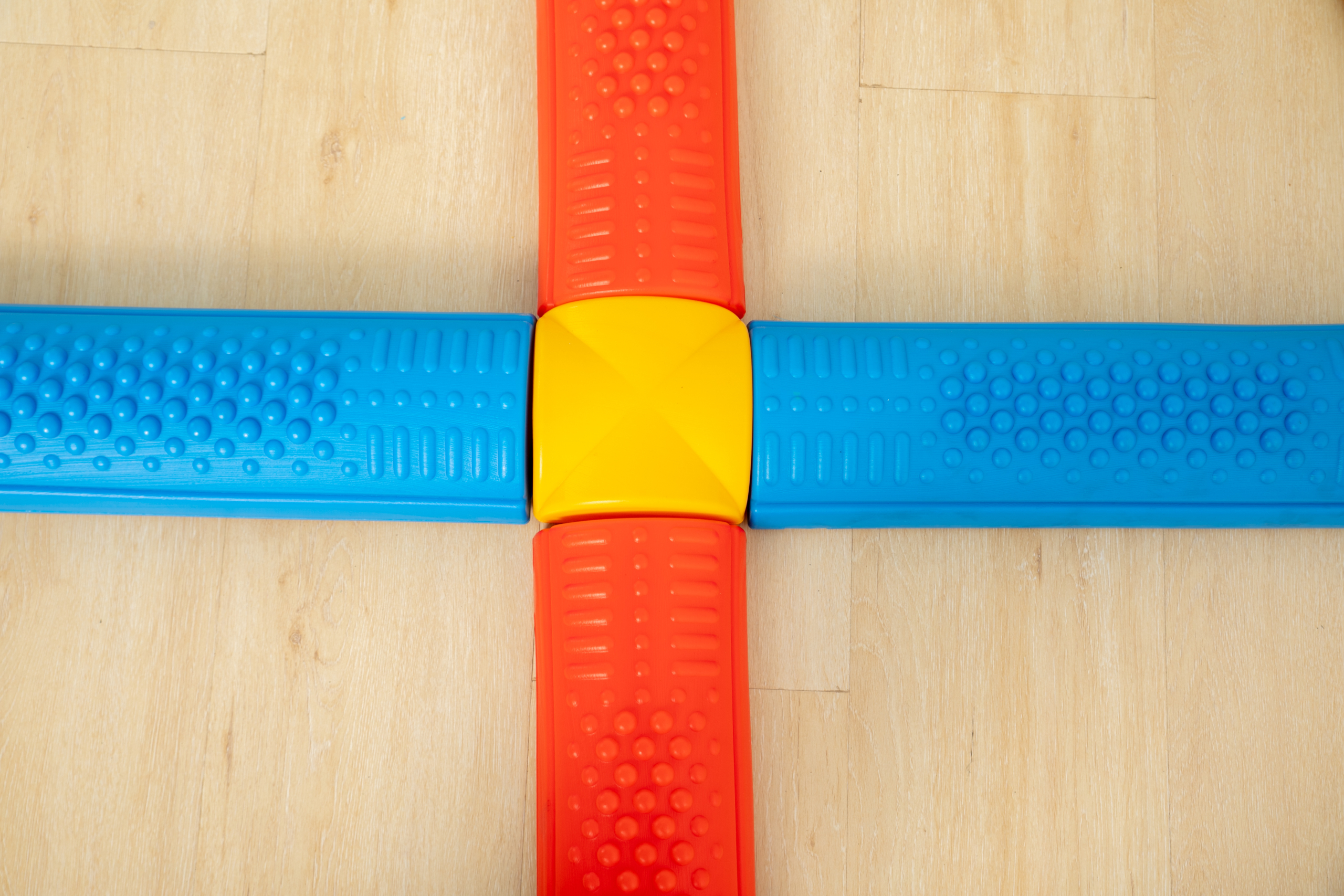 Colorful Kids Balance Beam Stepping Path for Sensory Training, Interlocking Toddler Balance Track Toys 11 kids sensory balance beam stepping path detail