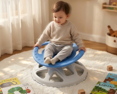 Kids sensory spinning chair for toddlers - sensory training swivel chair