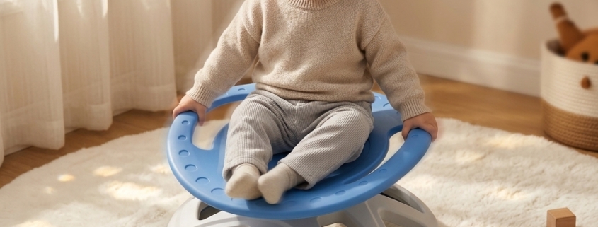 Kids sensory spinning chair for toddlers - sensory training swivel chair
